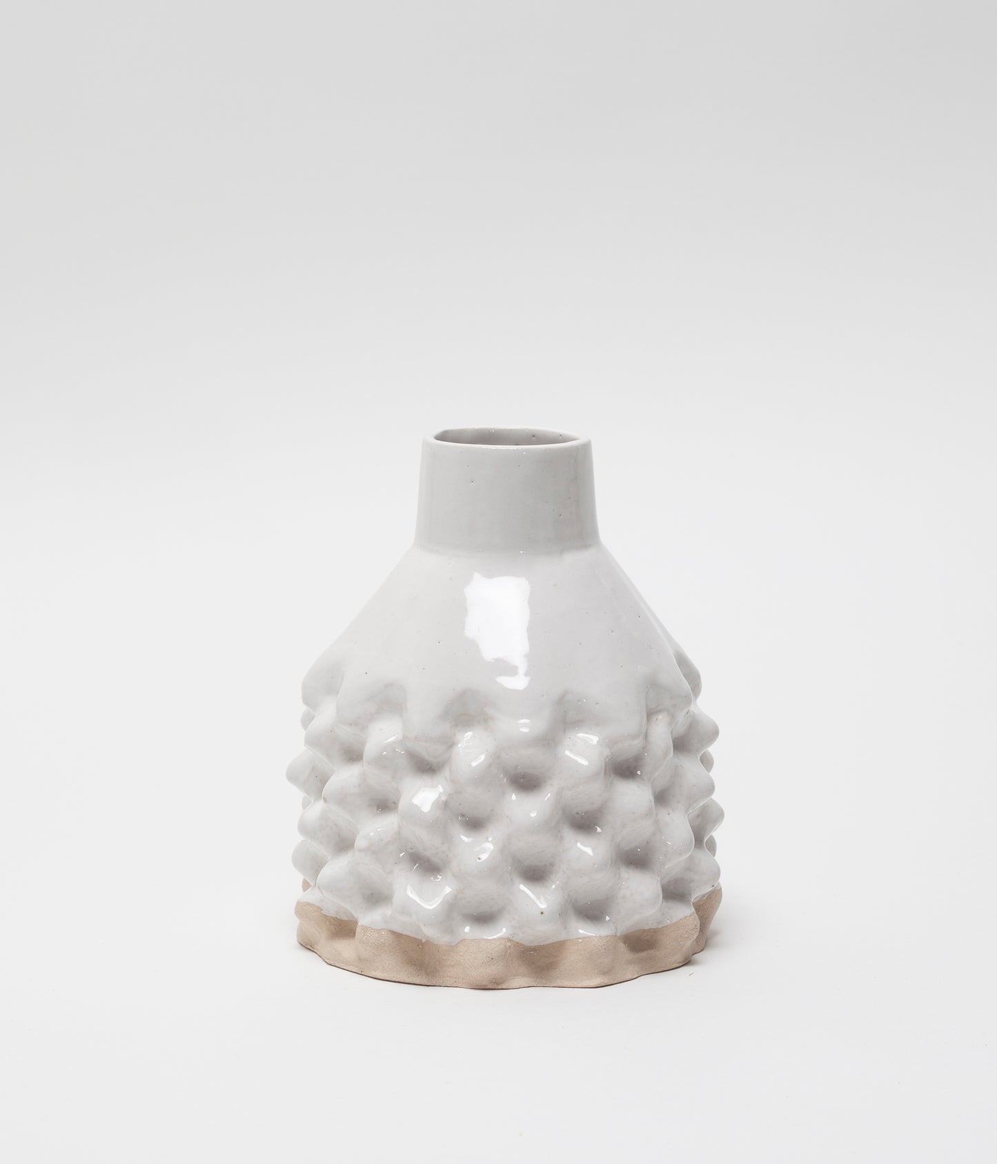Alda Bump Vase White