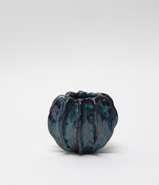 Ayse Tanman Reef Malachite Vase