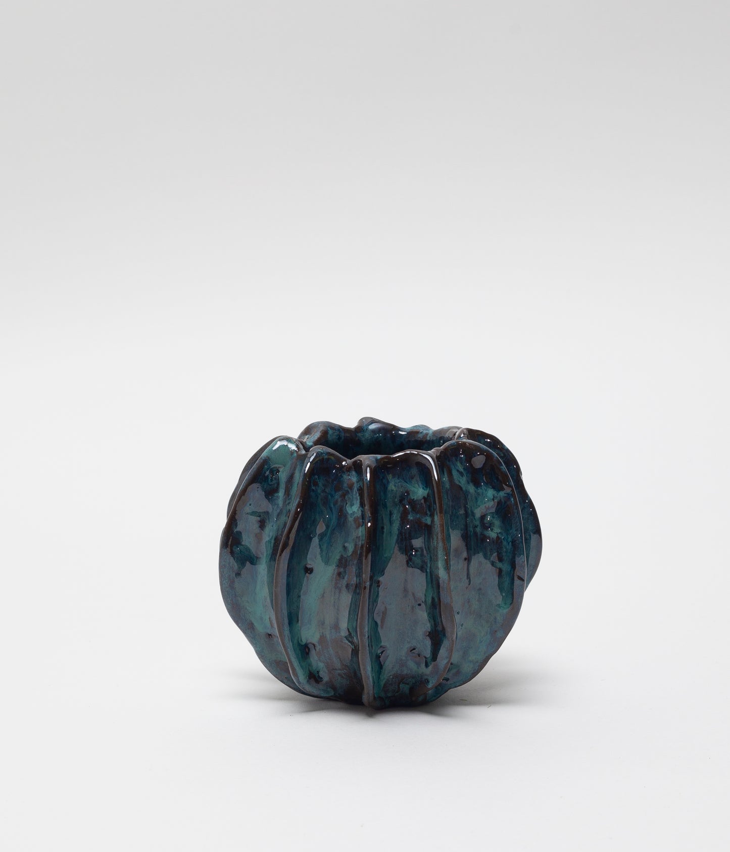 Ayse Tanman Reef Malachite Vase